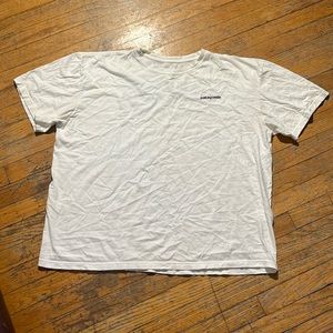 Patagonia Short Sleeve Cotton Logo T-Shirt XXL White